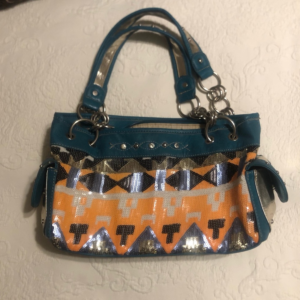 Heritage West Sequin Western Bag